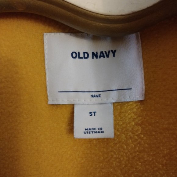 Old Navy, Navy blue and yellow vest 5t - Picture 3 of 3